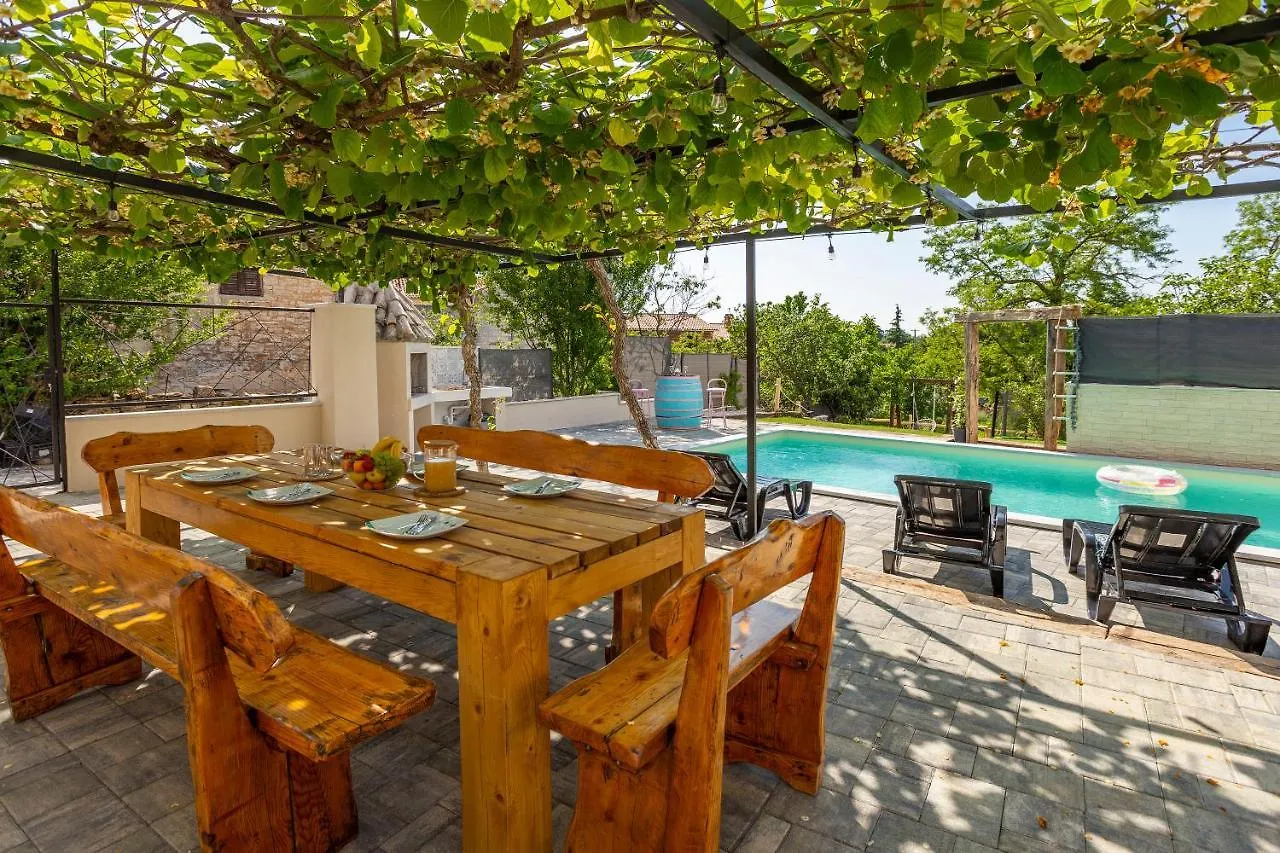 Tatil Evi House With Pool Poli Stare Nuoni Villa Žminj Hırvatistan